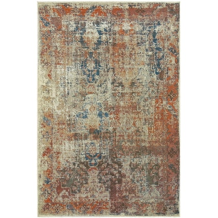 Oriental Weavers Pasha 23 x 76 Machine Woven Runner Rug in Beige PAS8020L23X76 Oriental Weavers Pasha 23 x 76 Machine Woven Runner Rug in Beige PAS8020L23X76